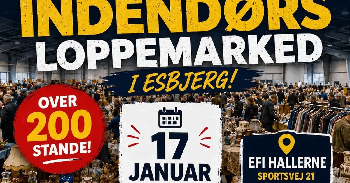 Esbjerg KÆMPE loppe- og kræmmermarked