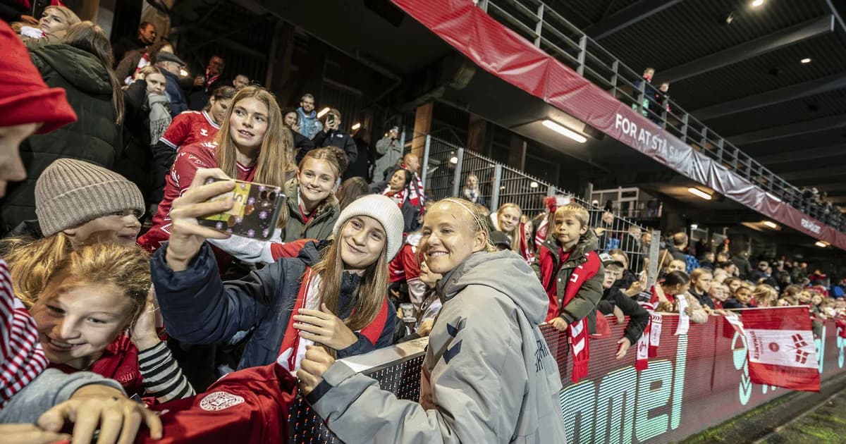 Danmark møder Zambia på Esbjerg Stadion