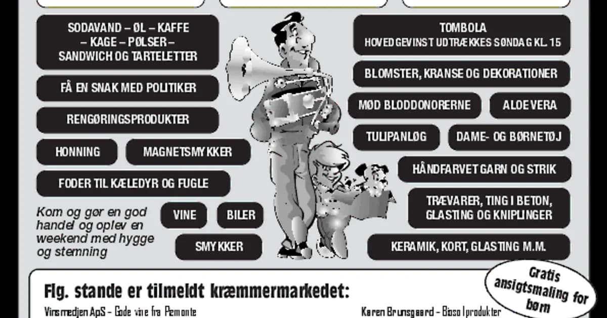 Stort kræmmer loppemarked i Jernved