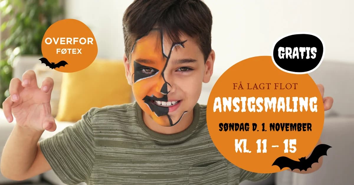 Halloween-ansigtsmaling