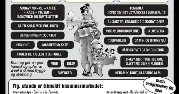 Stort kræmmer loppemarked i Jernved