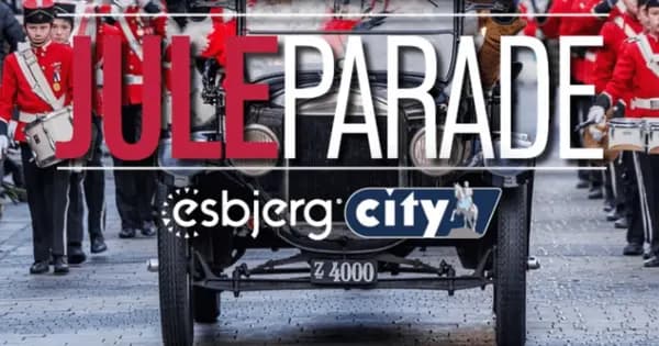 Juleparade i Esbjerg City