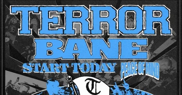 TERROR med BANE, Peace of Mind og Start Today på Tobakken